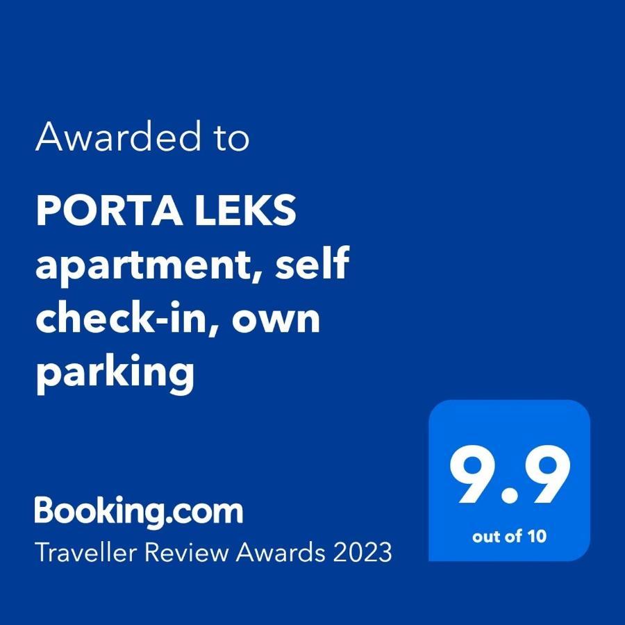 Porta Leks Apartment, Self Check-In, Own Parking Skopie Exterior foto